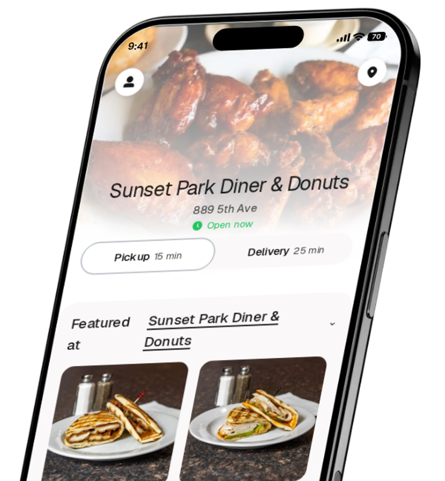 Sunset Park Diner & Donuts app preview