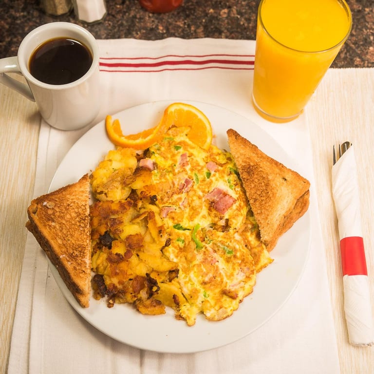 Omelette Selection at Our Diner